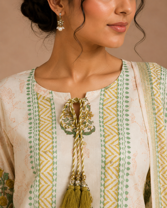 Cotton Digital Print Suit Set