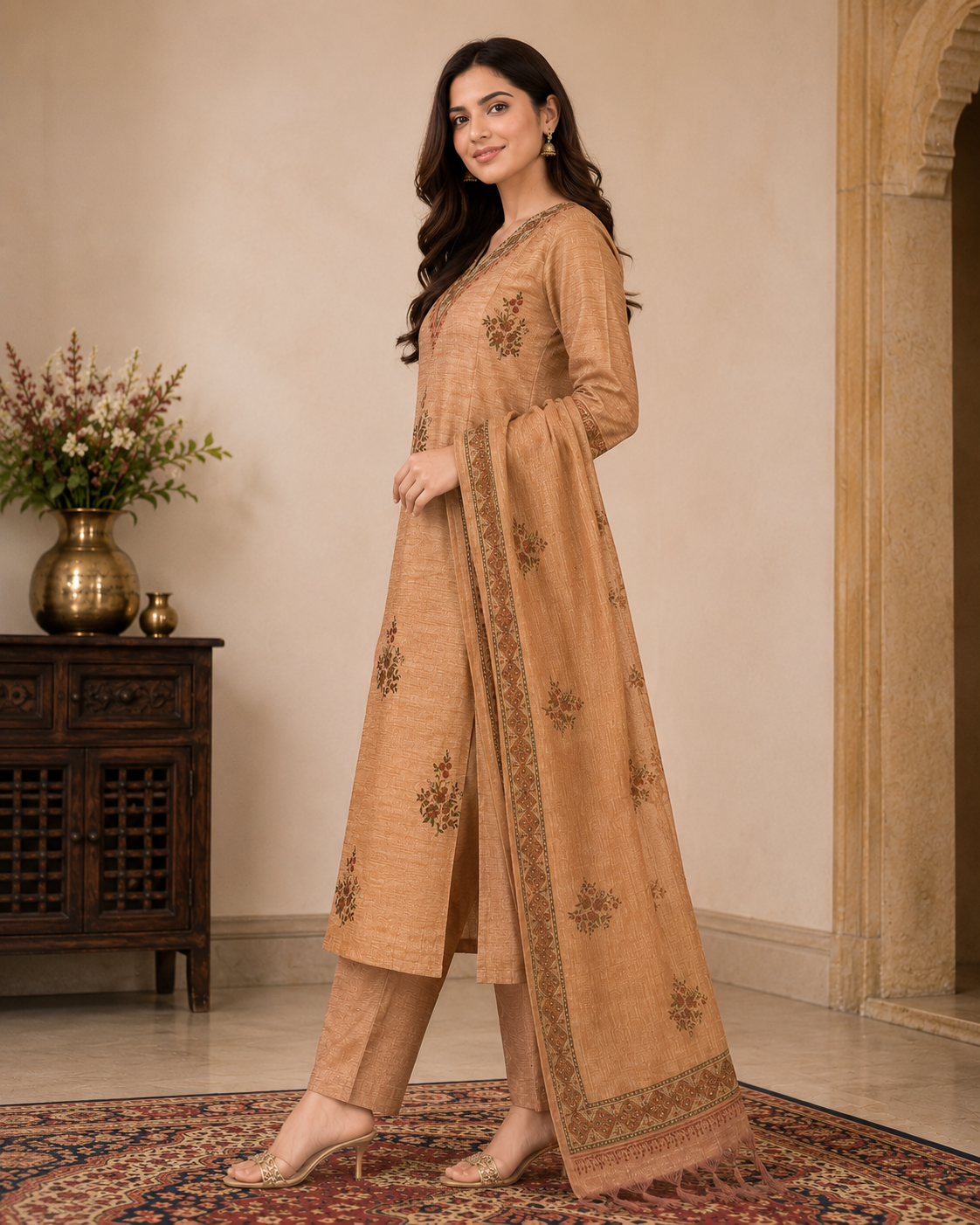 Linen Kardana Work Suit Set