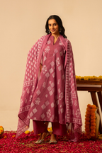 Floral Print Pure Cotton Suit Set