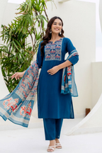 Elephant Charm Cotton Suit Set