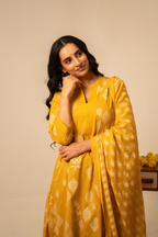 Floral Print Pure Cotton Suit Set