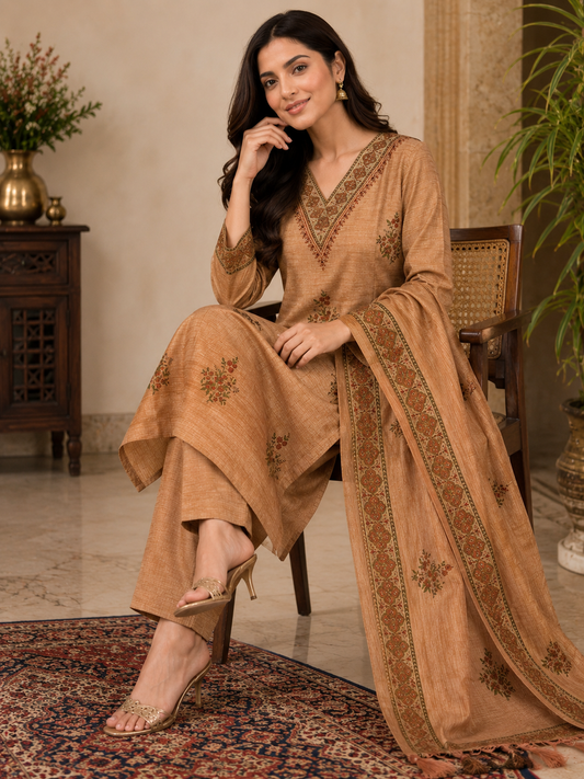 Linen Kardana Work Suit Set