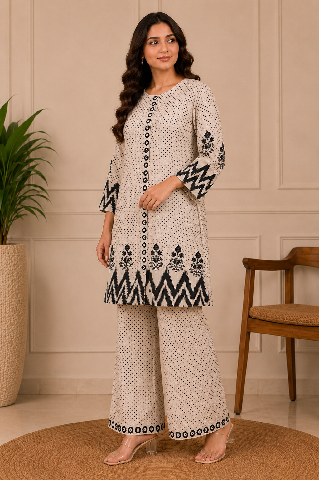 Premium Cotton Printed Co-ord Set