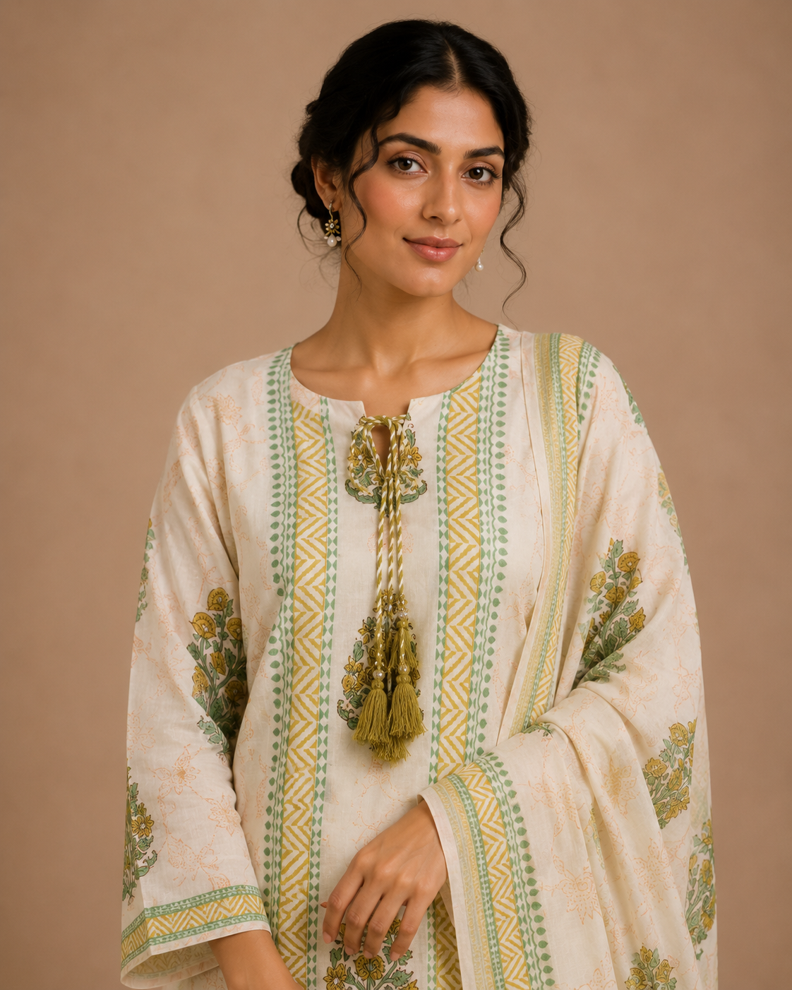 Cotton Digital Print Suit Set