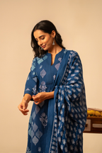 Floral Print Pure Cotton Suit Set