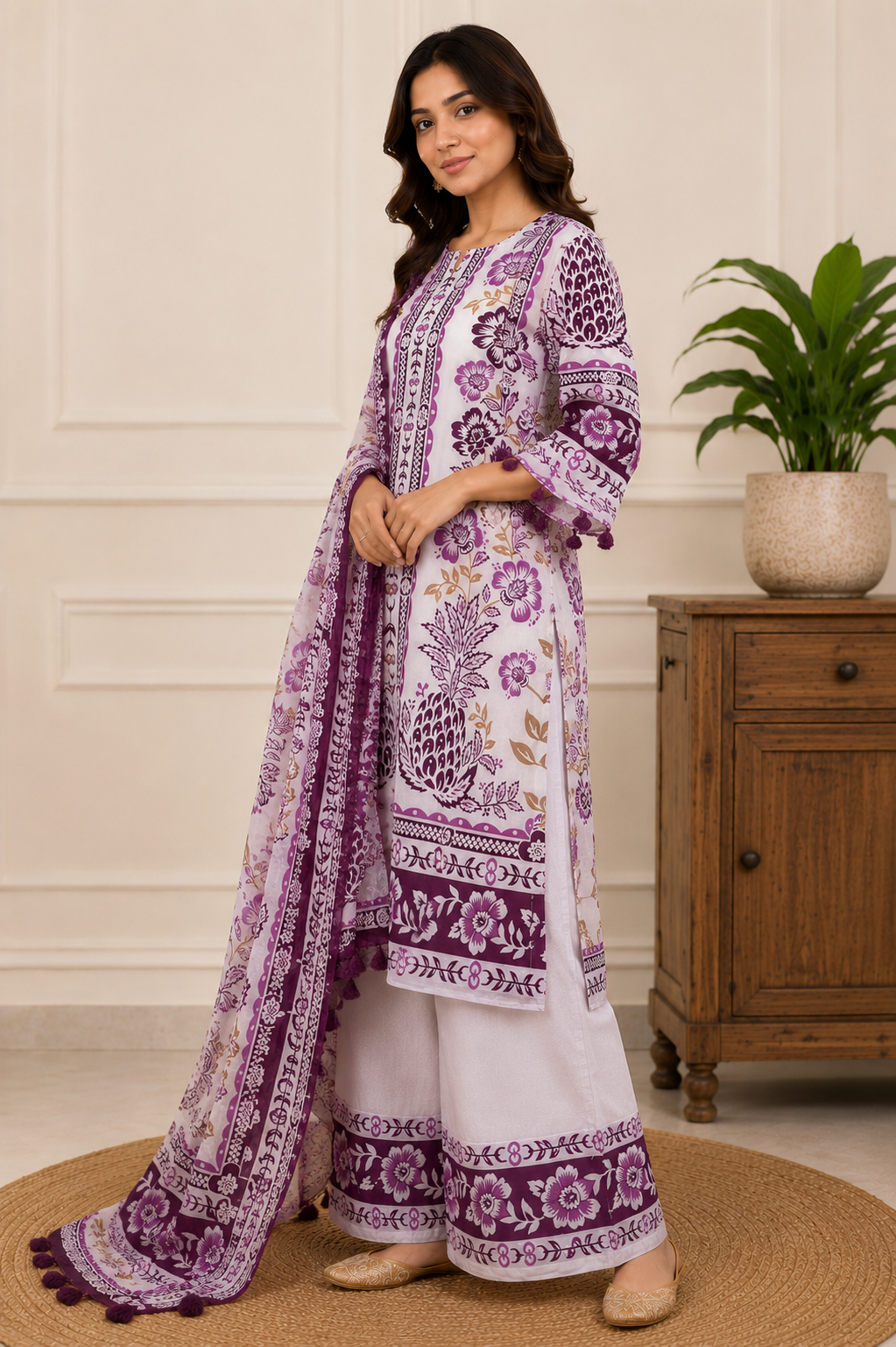 Premium Cotton Printed Co-ord Set