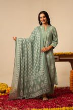 Floral Print Pure Cotton Suit Set