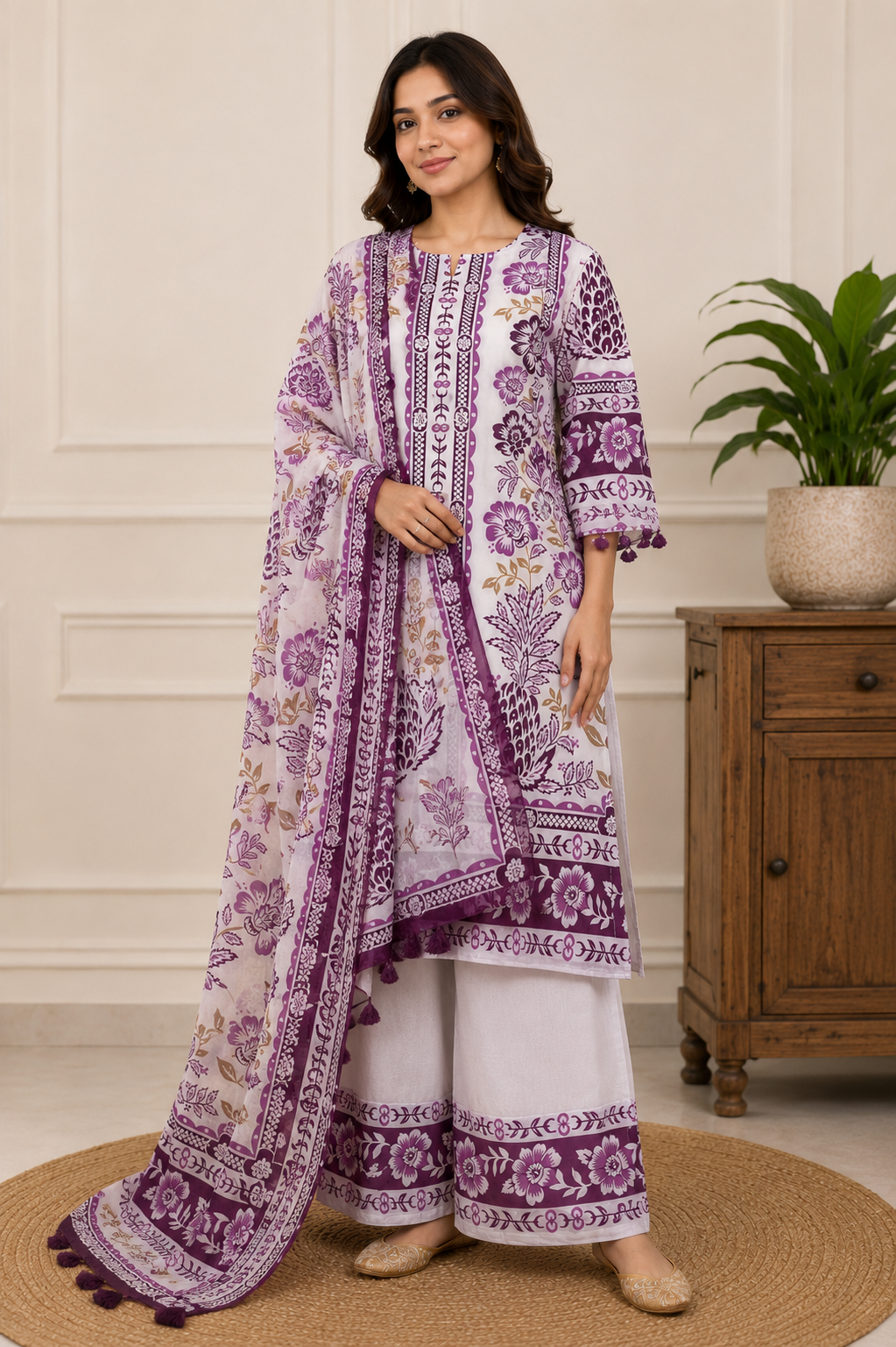 Premium Cotton Printed Co-ord Set