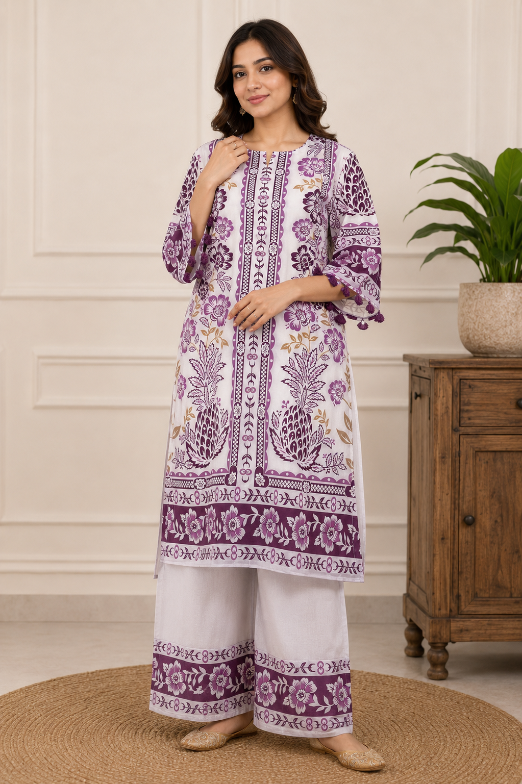 Premium Cotton Printed Co-ord Set