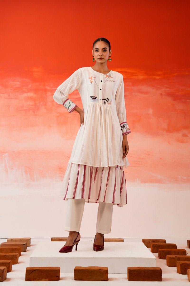 Mul Cotton Tiered 2 Piece Co-ord Set