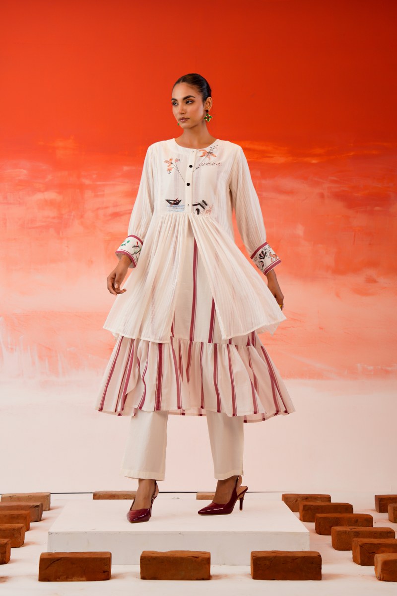 Mul Cotton Tiered 2 Piece Co-ord Set