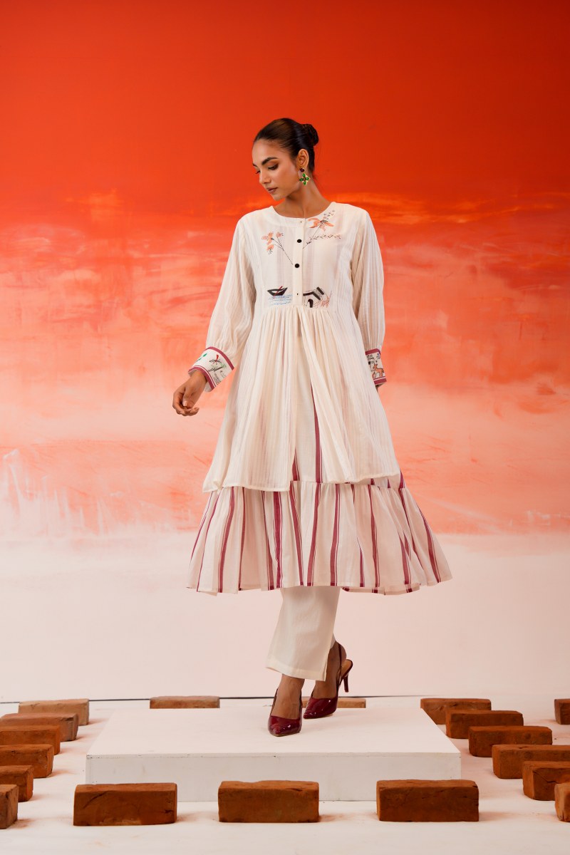 Mul Cotton Tiered 2 Piece Co-ord Set