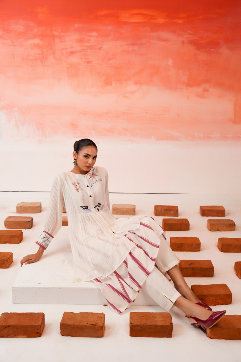 Mul Cotton Tiered 2 Piece Co-ord Set