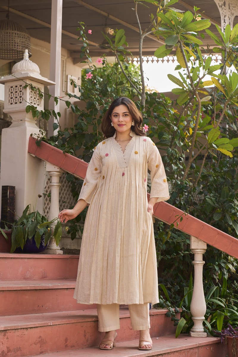 Linen A-Line Co-ord Set