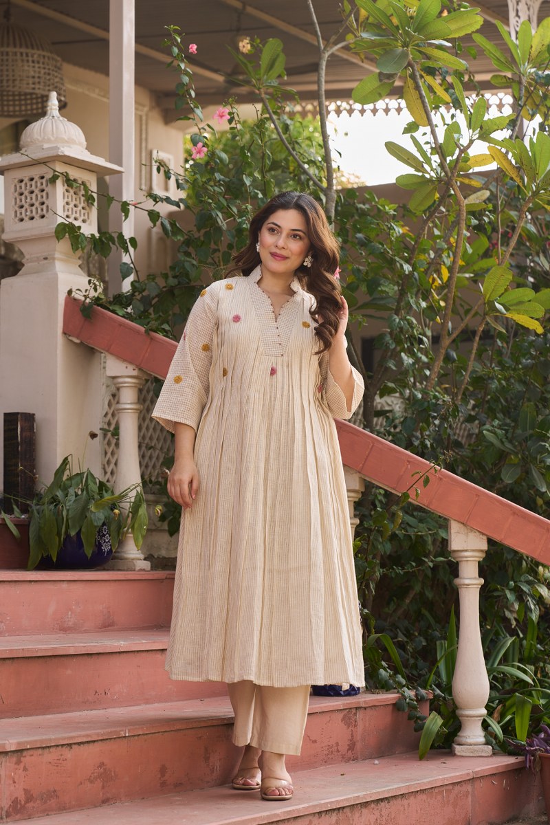 Linen A-Line Co-ord Set