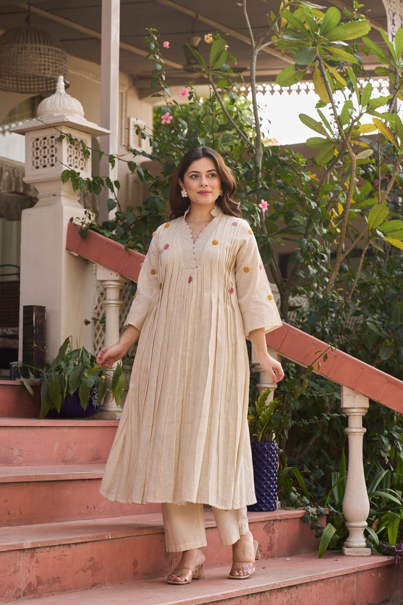 Linen A-Line Co-ord Set
