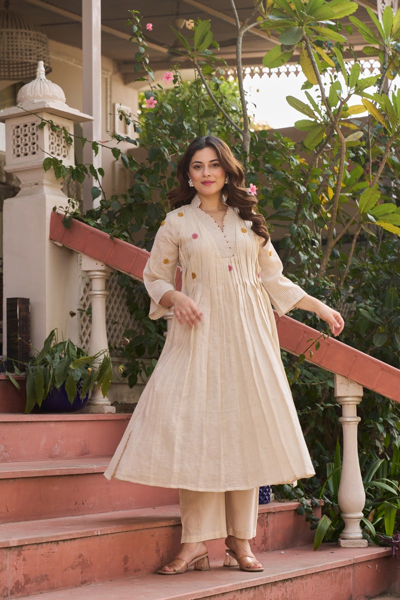Linen A-Line Co-ord Set
