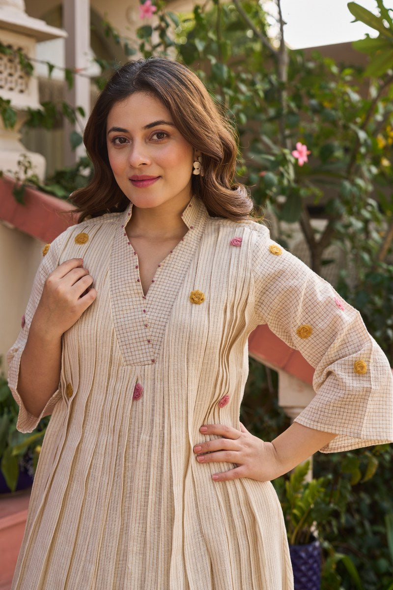 Linen A-Line Co-ord Set